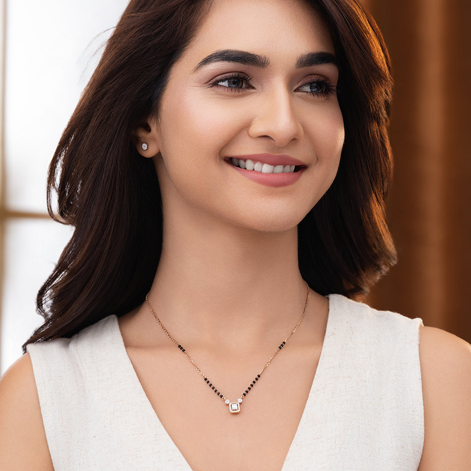 Modern Luxe Diamond Mangalsutra