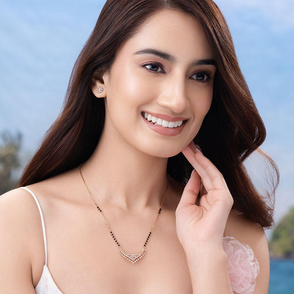 Radiant Horizon Diamond Mangalsutra