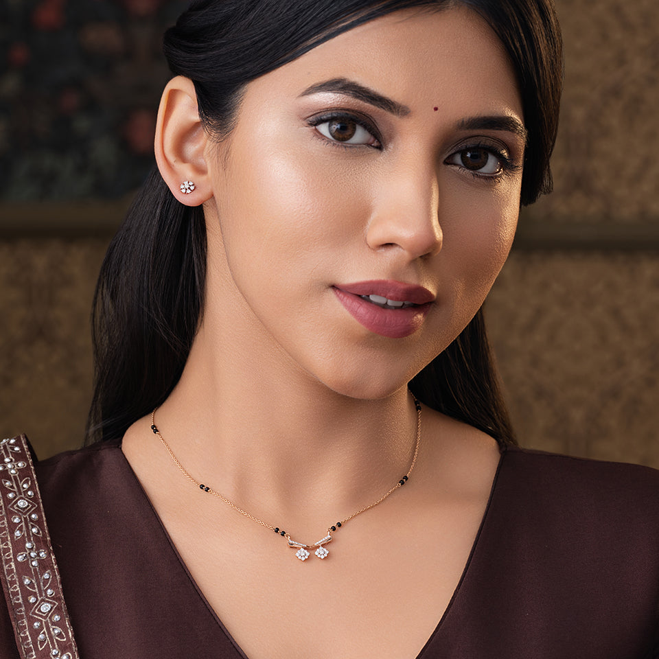Starlit Bridge Diamond Mangalsutra