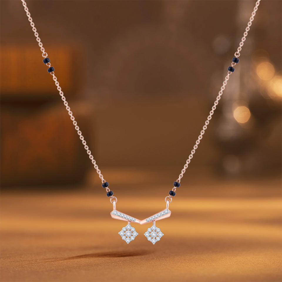 Starlit Bridge Diamond Mangalsutra