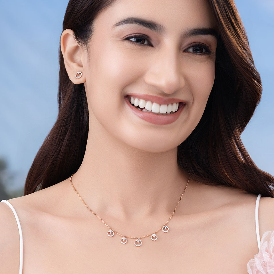 Five-Fold Radiance Diamond Necklace Set