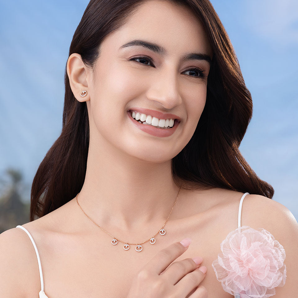 Five-Fold Radiance Diamond Necklace Set