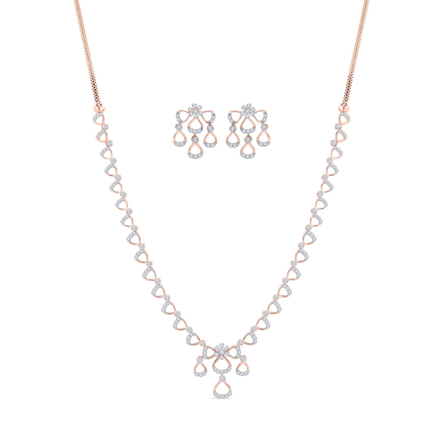 Precious Treasure Diamond Necklace Set