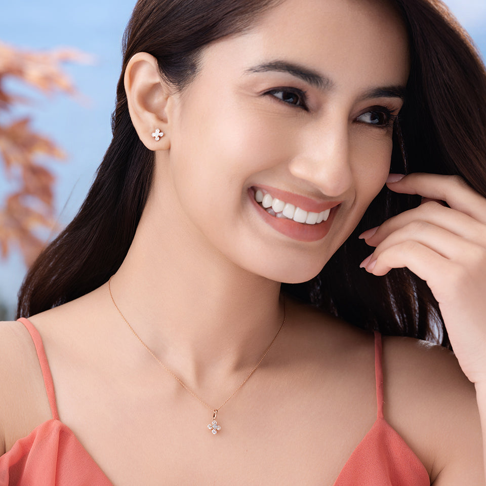 Eternal Starlet Diamond Necklace Set
