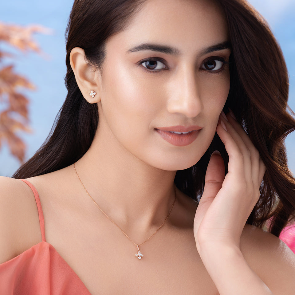 Eternal Starlet Diamond Necklace Set