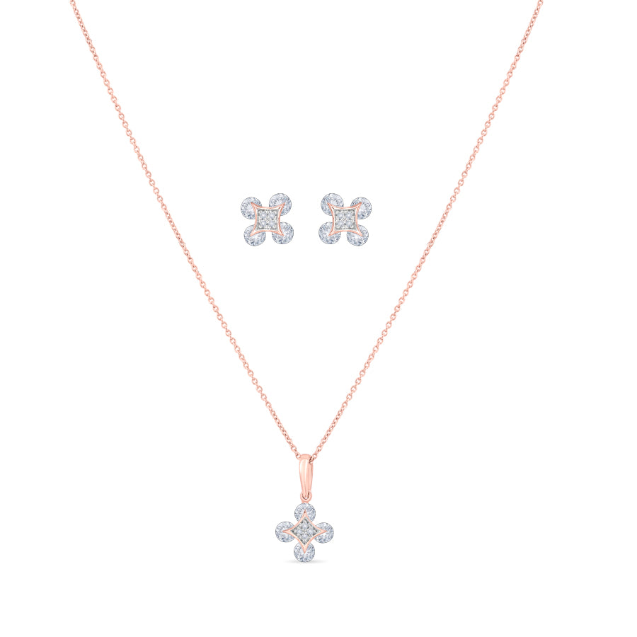 Eternal Starlet Diamond Necklace Set