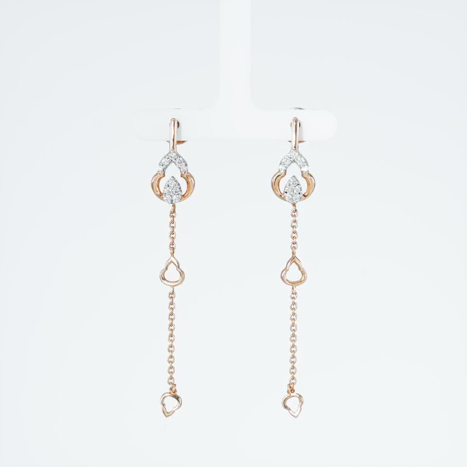 Enchanted Vine Diamond Earrings