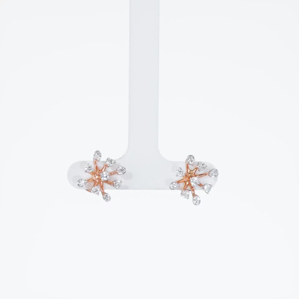 Radiant Nova Diamond Earrings