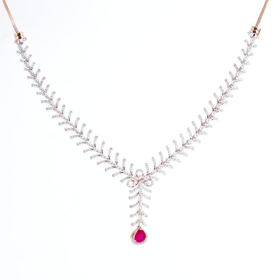 Royal Radiance Diamond Necklace Set