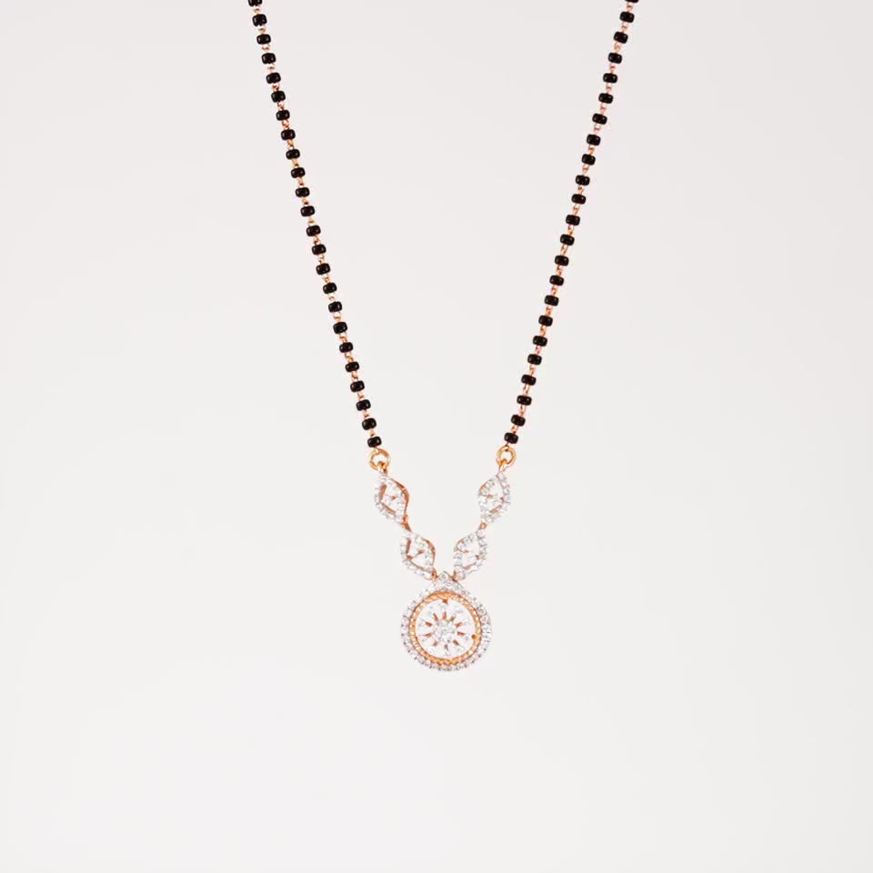 Celestial Wheel Diamond Mangalsutra