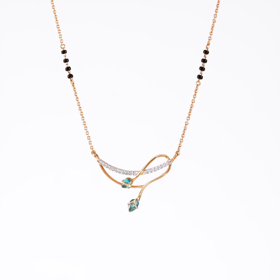 Ocean Grace Diamond Mangalsutra