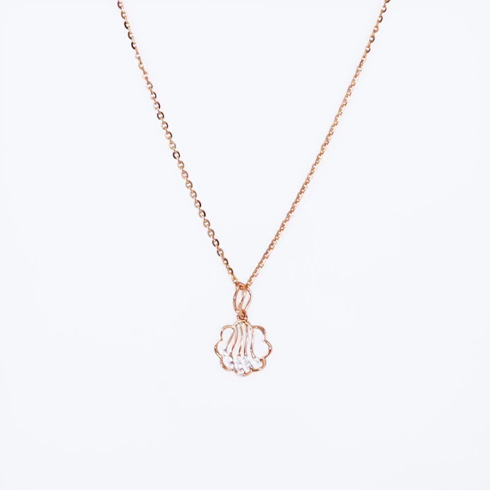 Serene Cloud Diamond Necklace Set