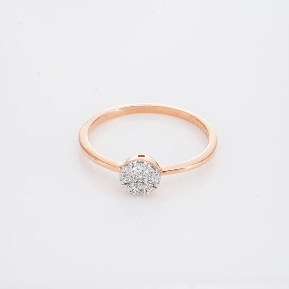 Morning Star Diamond Finger Ring
