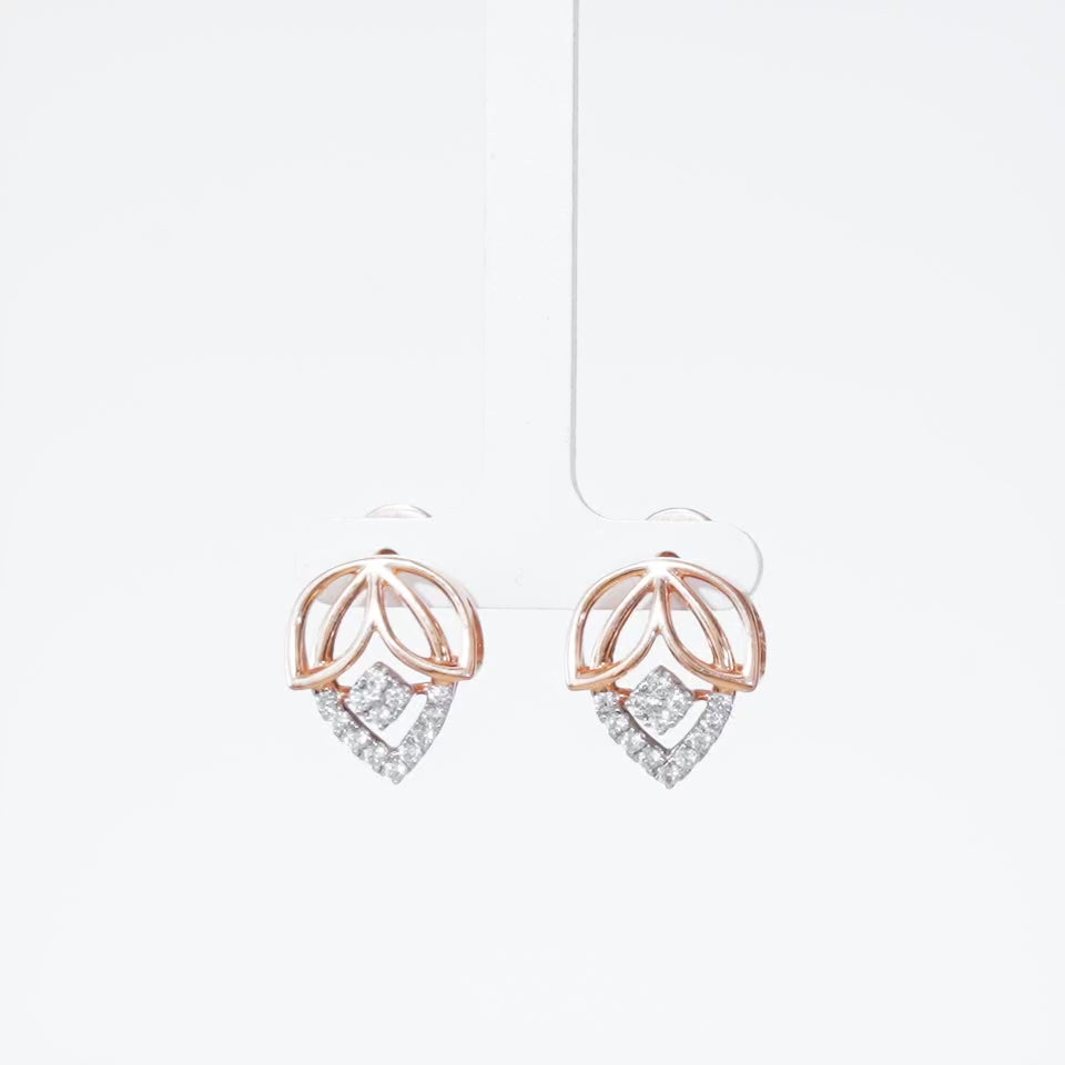 Graceful Bloom Diamond Necklace Set