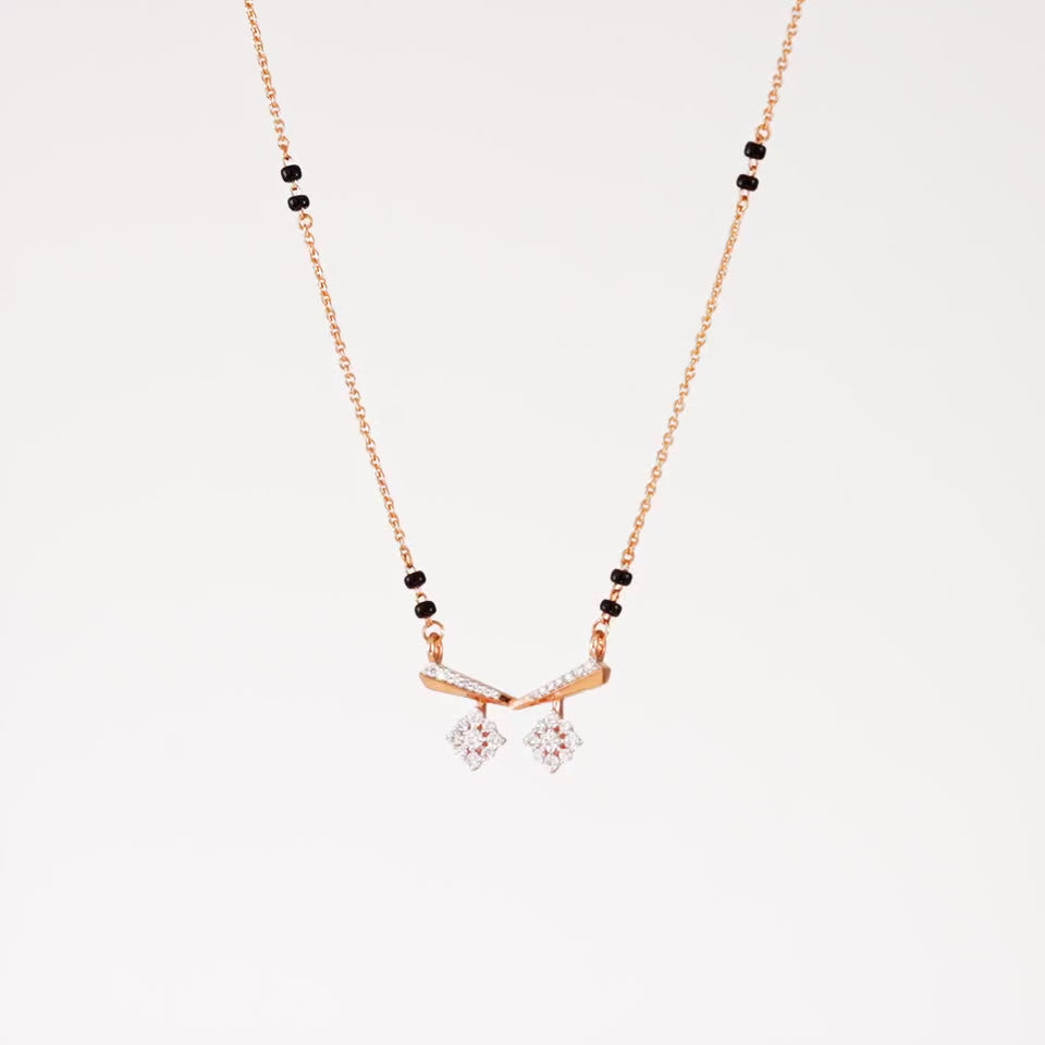 Starlit Bridge Diamond Mangalsutra