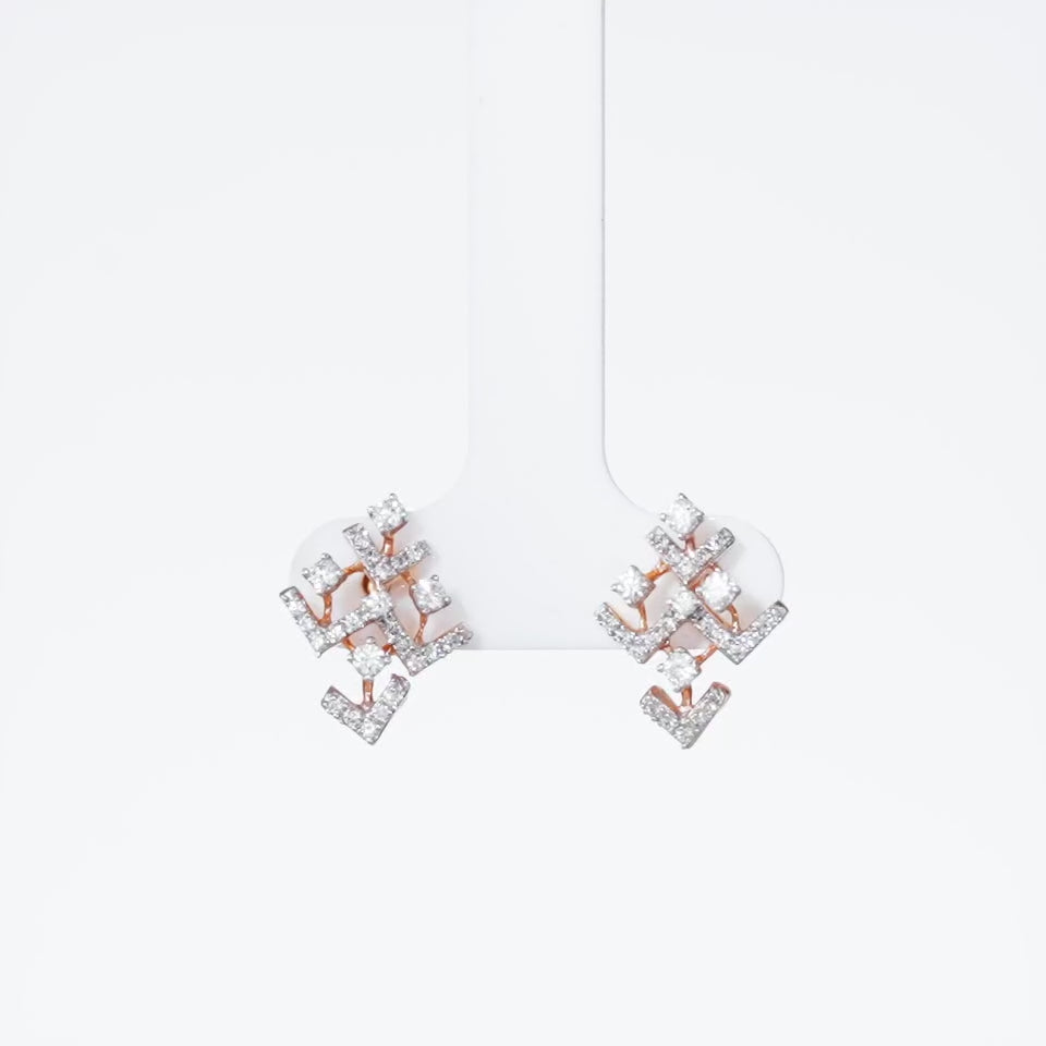 Winter Fall Diamond Pendant Set