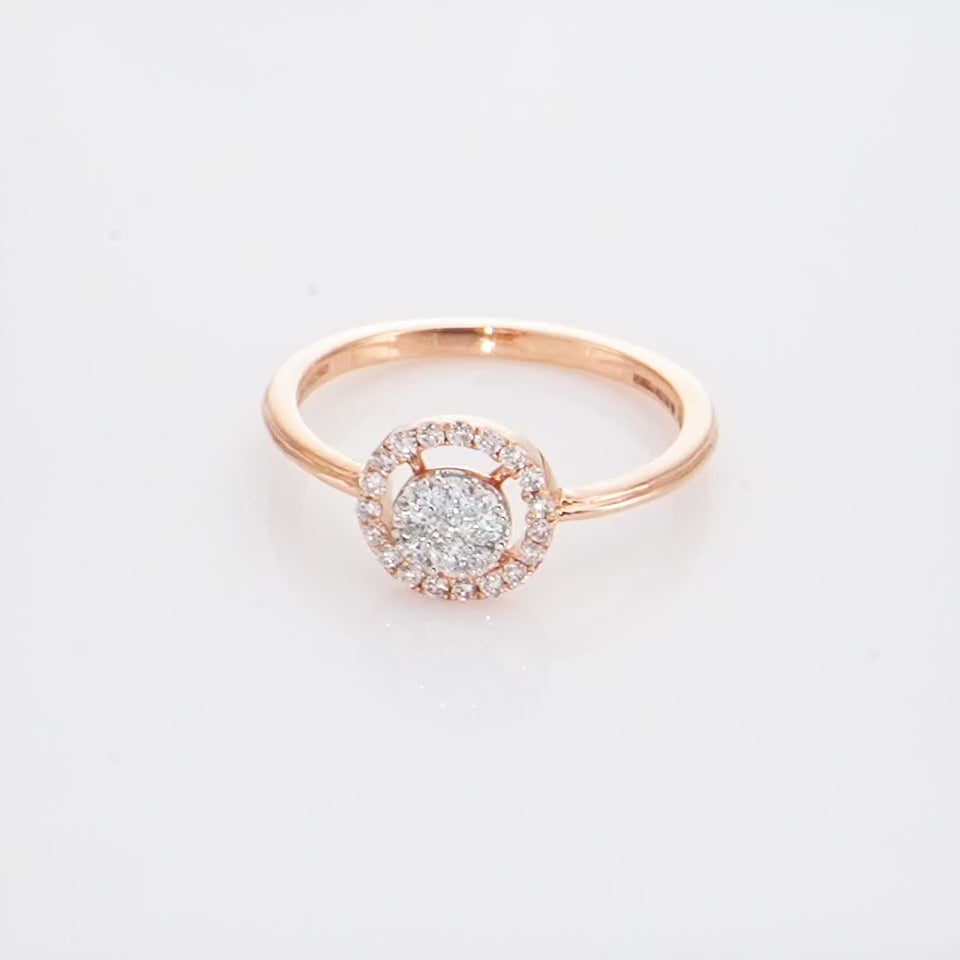 Celestial Sphere Diamond Finger Ring