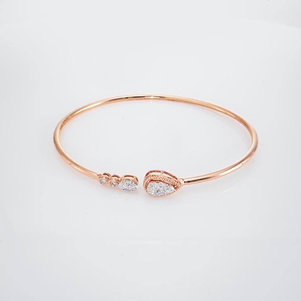Drops Of Glaze Diamond Bracelet