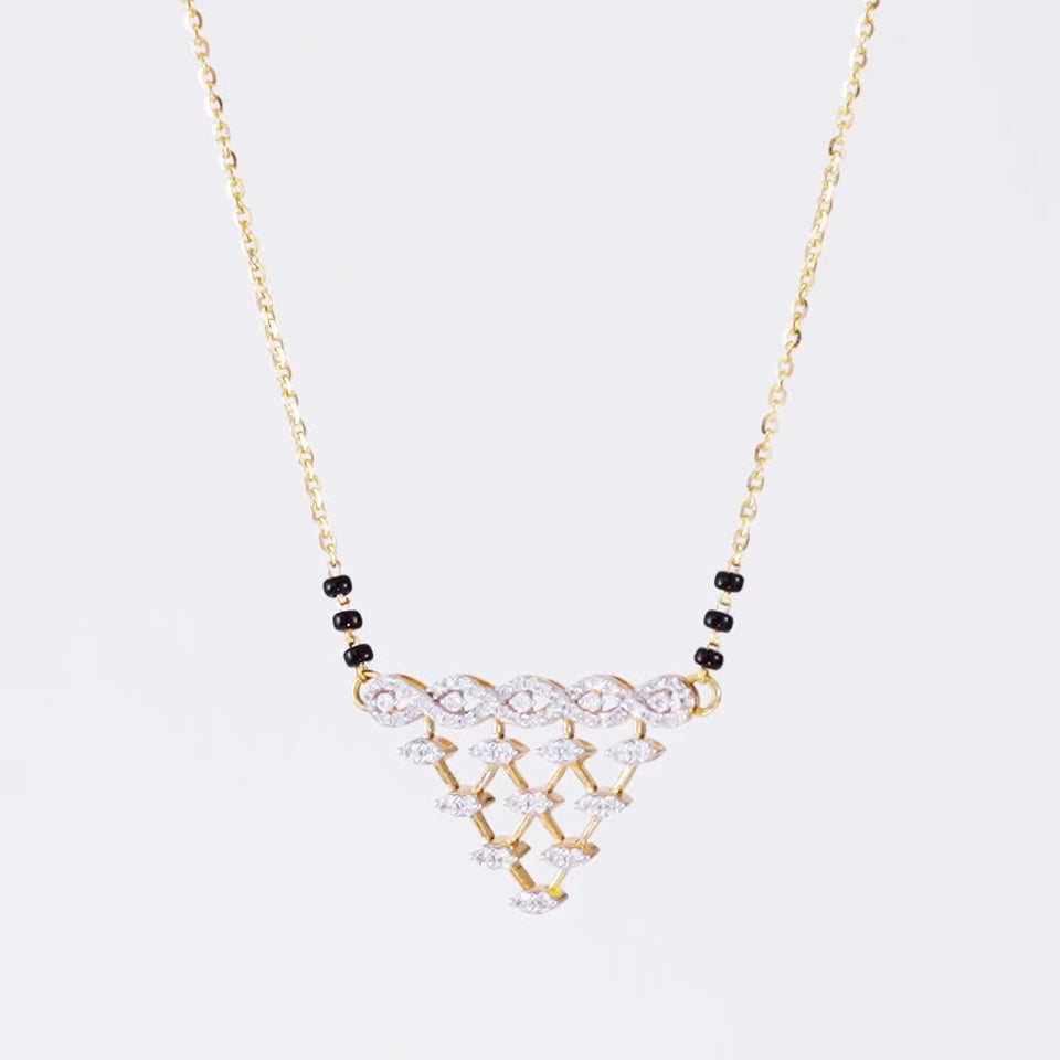 Saraswati Diamond Mangalsutra