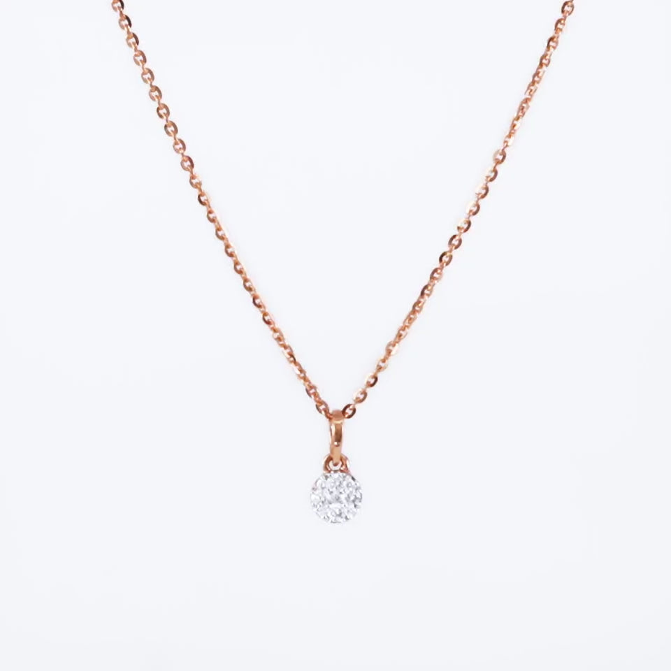 Shooting Star Diamond Necklace Set
