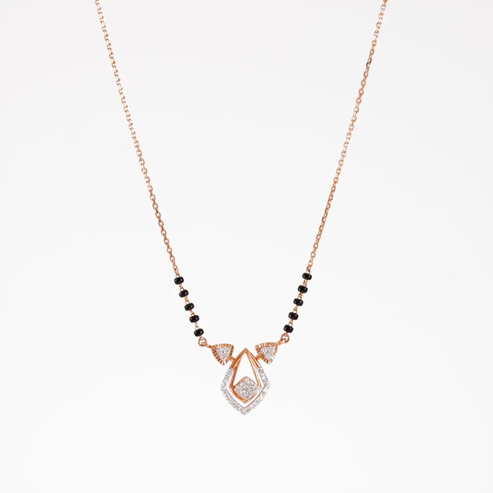 Peak Prism Diamond Mangalsutra