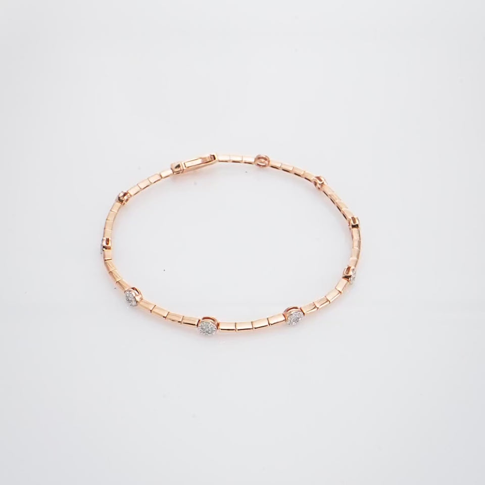 Stationed Sparkle Diamond Bracelet