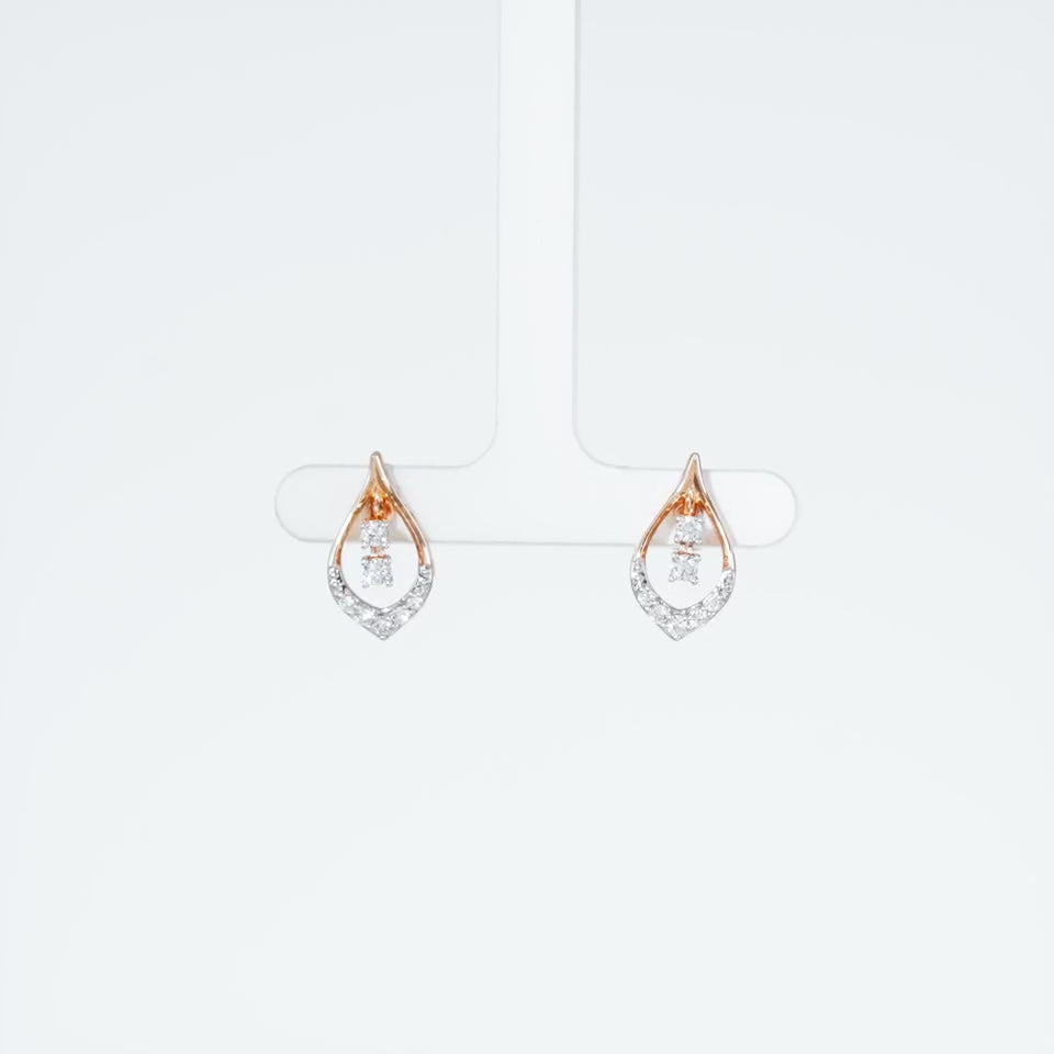 Heaven Dewdrop Diamond Earrings