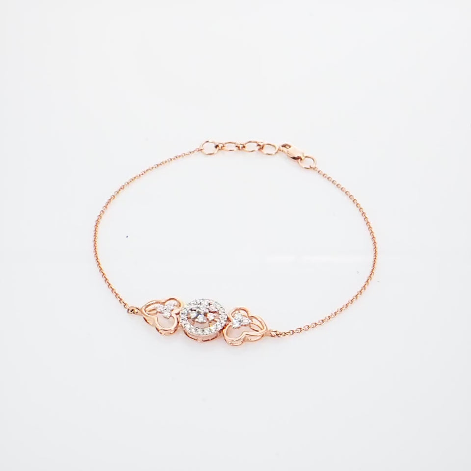 Starlit Flutter Diamond Bracelet