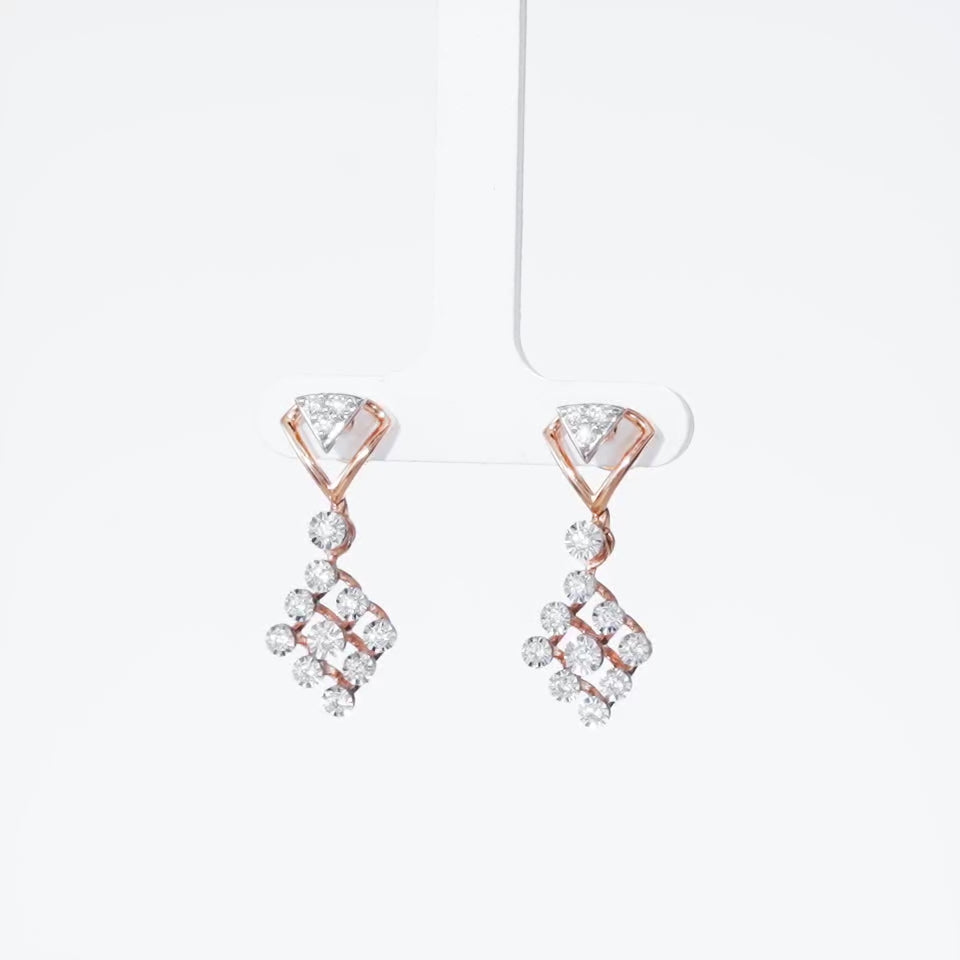 Glimmering Harmony Diamond Necklace Set