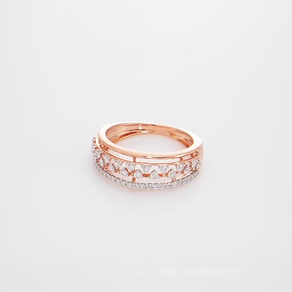 Beloved Bond Filigree Diamond Finger Ring