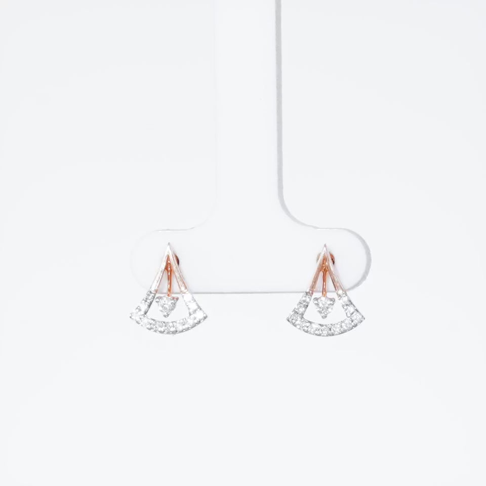Prism Drop Diamond Necklace Set