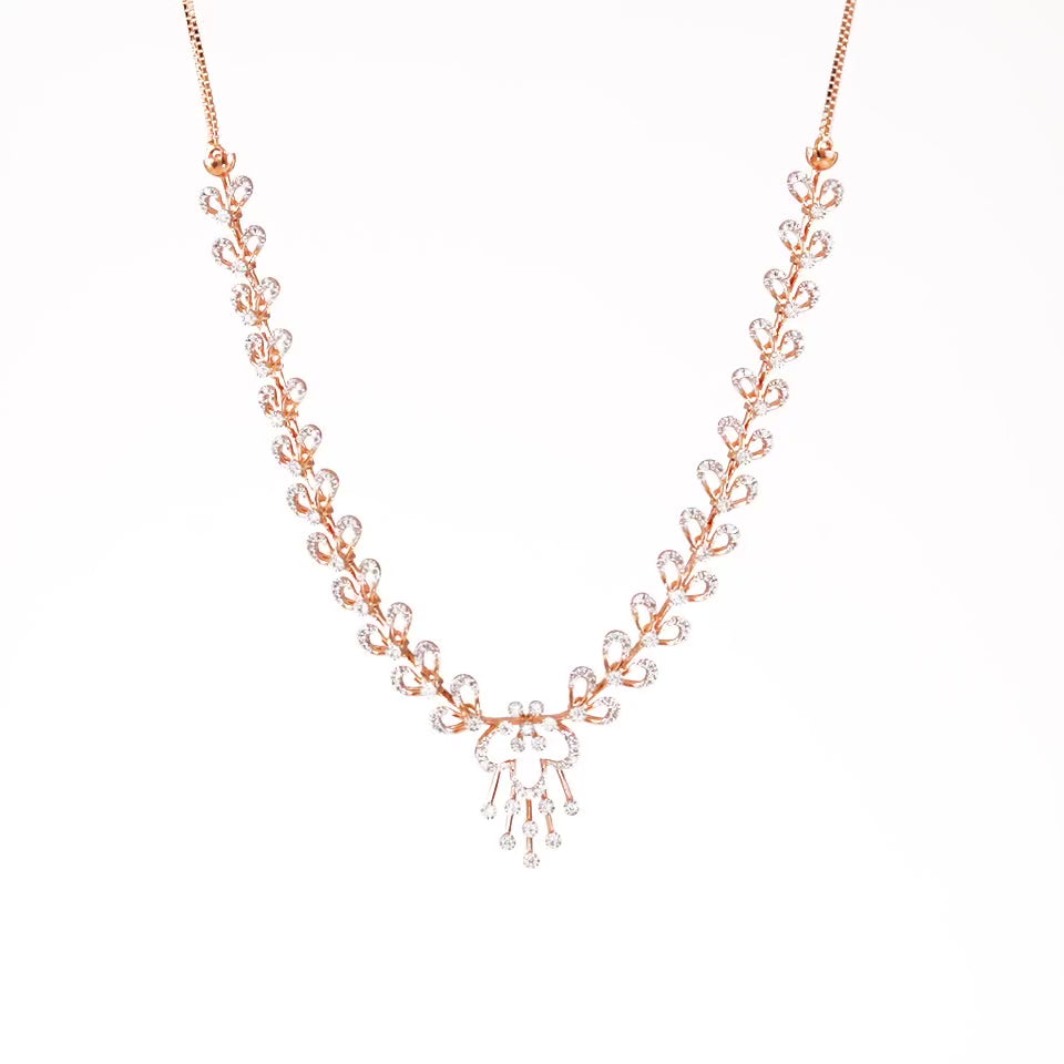 Beauty & Bloom Diamond Necklace Set
