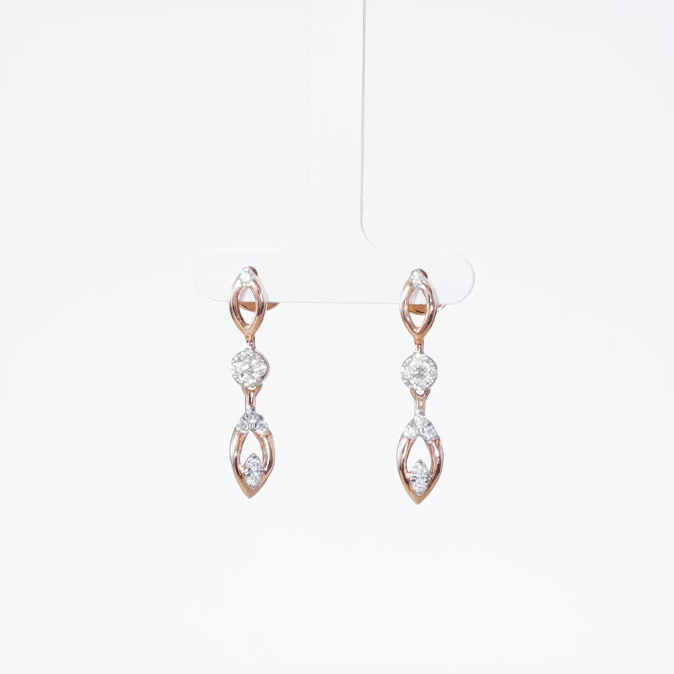 Graceful Petals Diamond Necklace Set