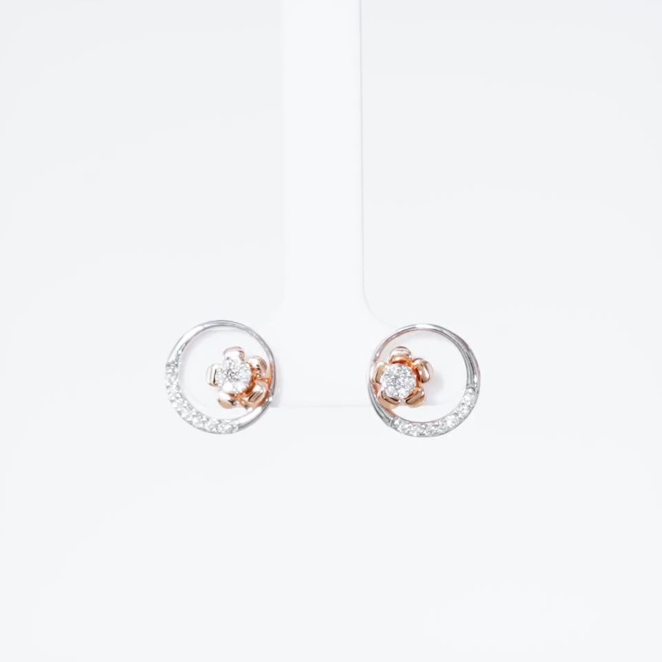 Lunar Bloom Diamond Necklace Set
