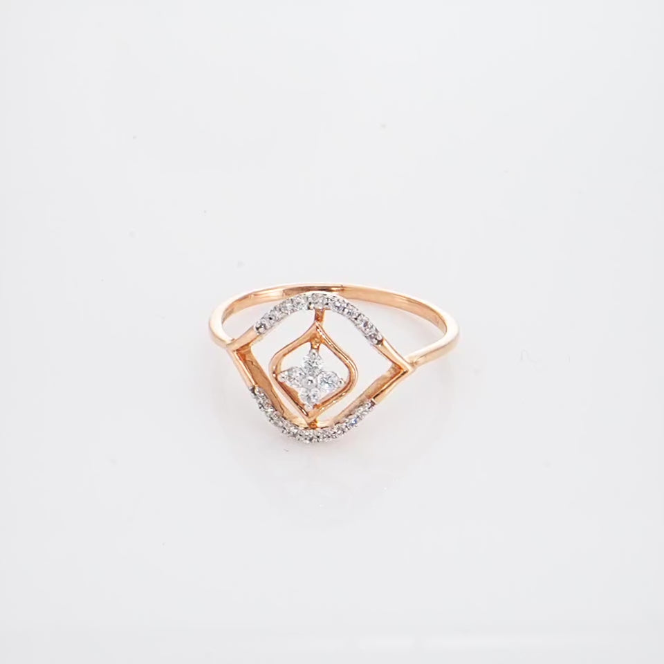 Sacred Core Diamond Finger Ring