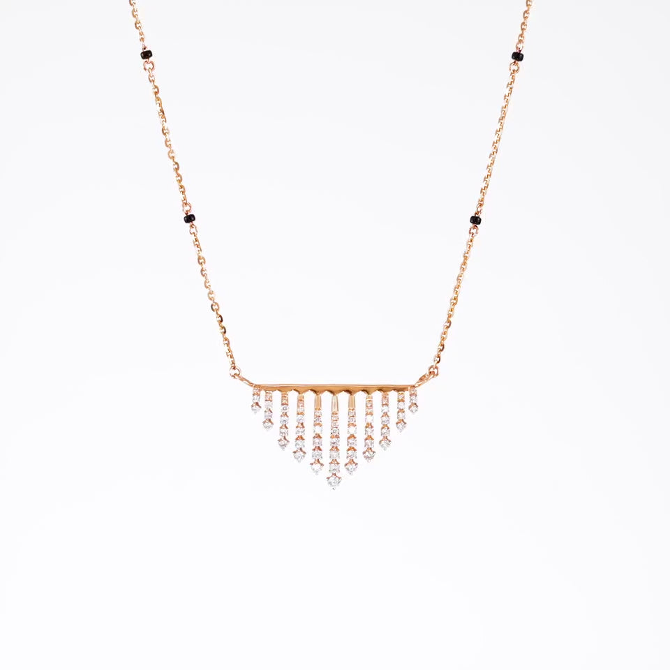 Topnotch Triangle Diamond Mangalsutra