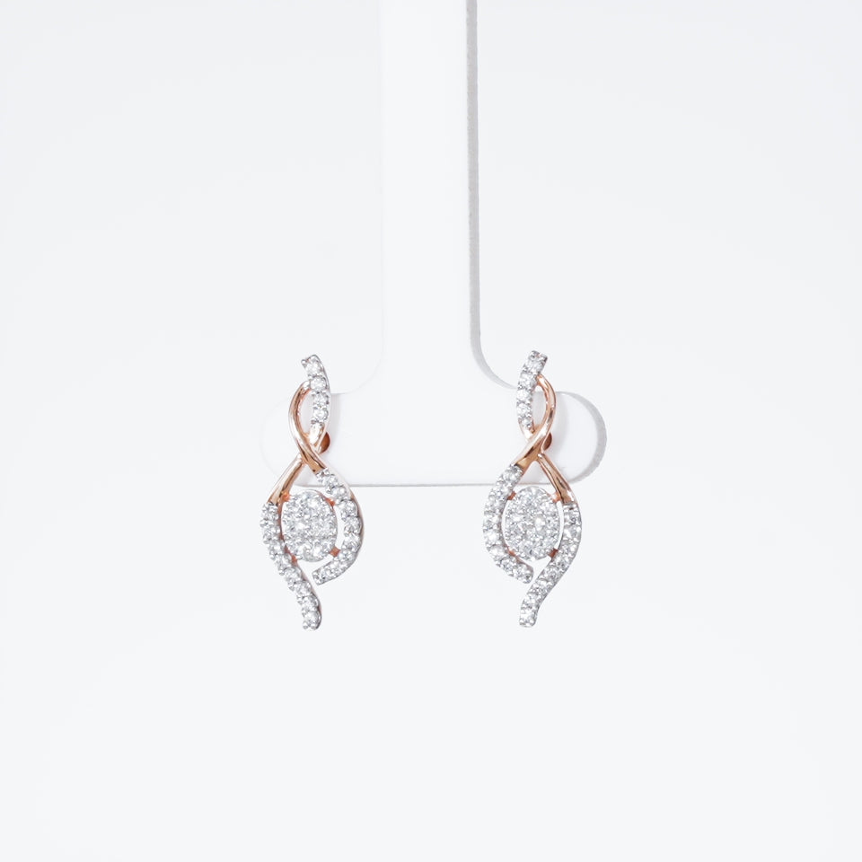 Radiant Infinity Diamond Necklace Set