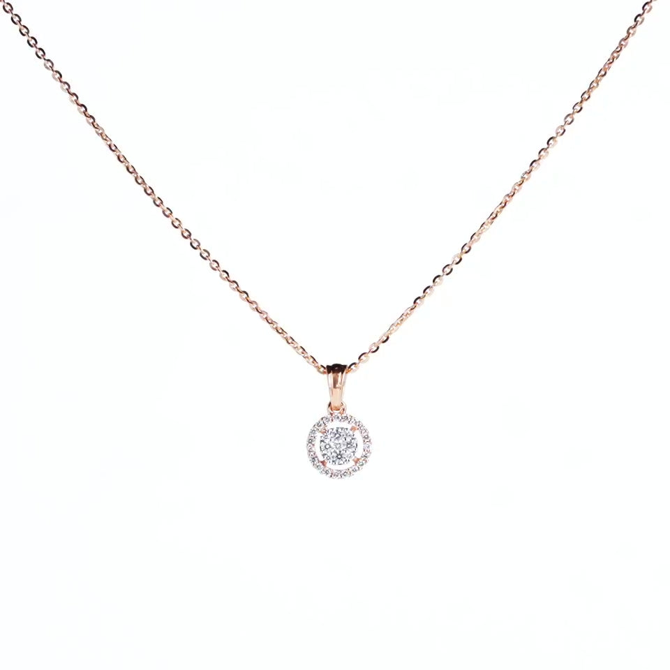 Celestial Orbit Diamond Necklace Set