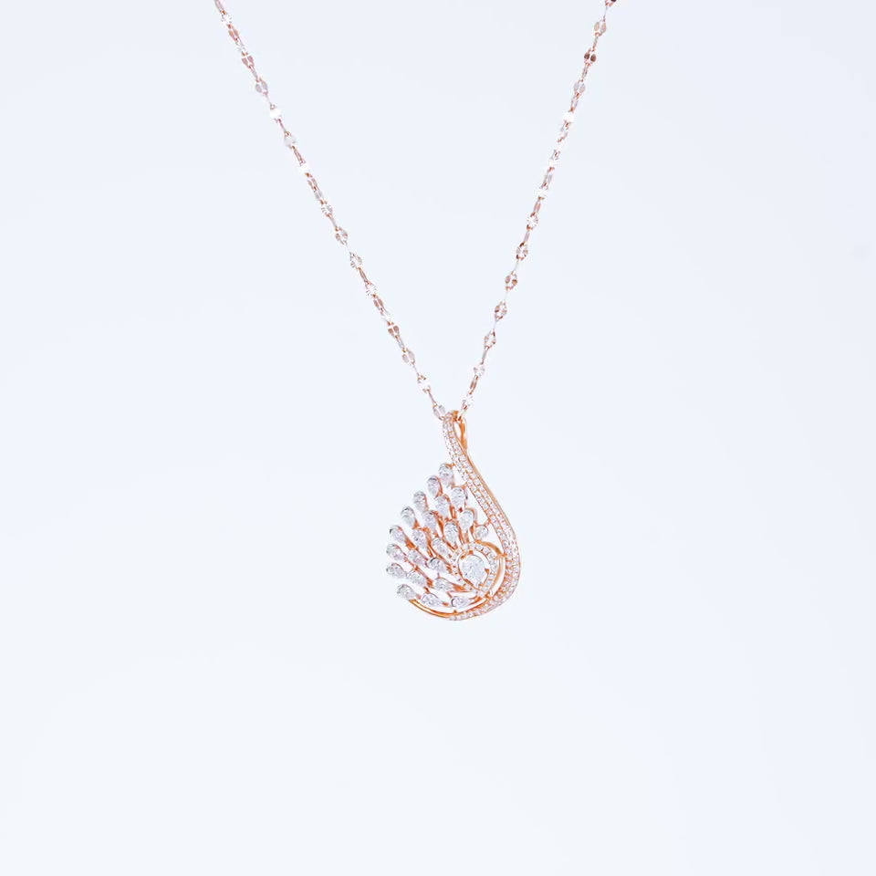 Stunning Symphony Diamond Pendant Set