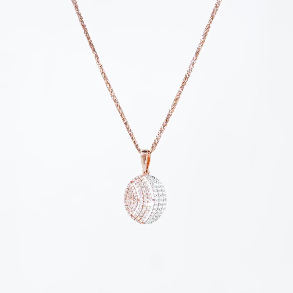 Shiny Sphere Diamond Pendant