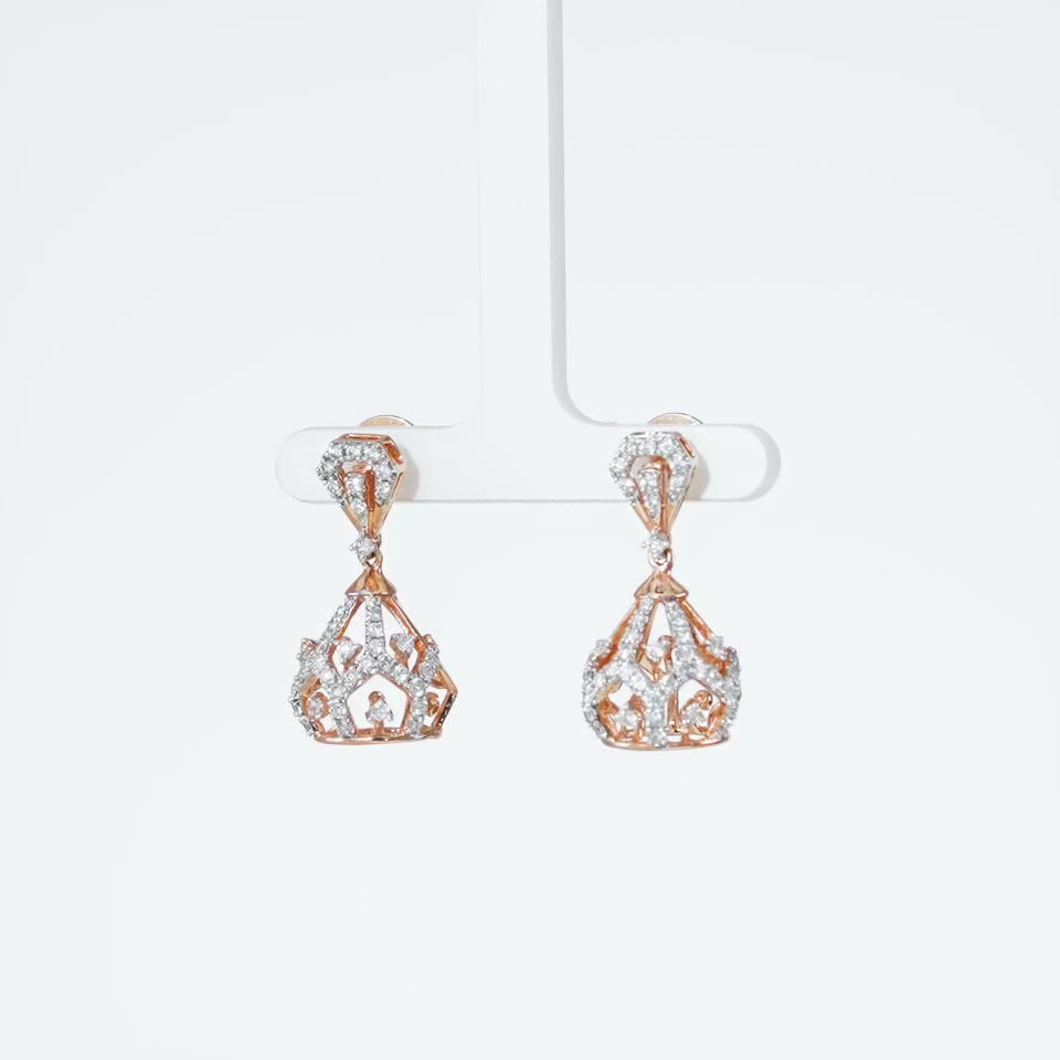 Classic Elegance Diamond Earrigs