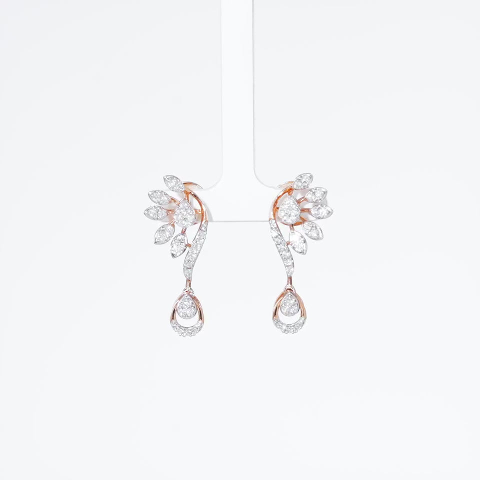 Radiant Wing Diamond Necklace Set