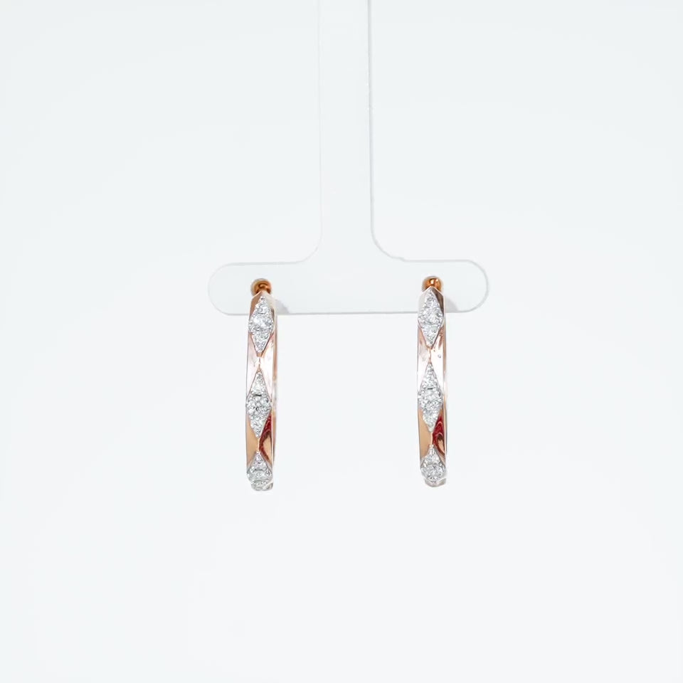 Classic Hoops Diamond Earrings
