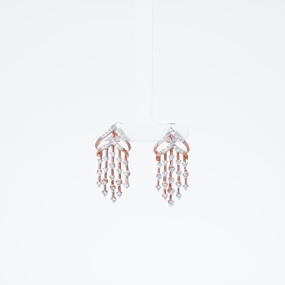 Sunshine Arrows Diamond Necklace Set