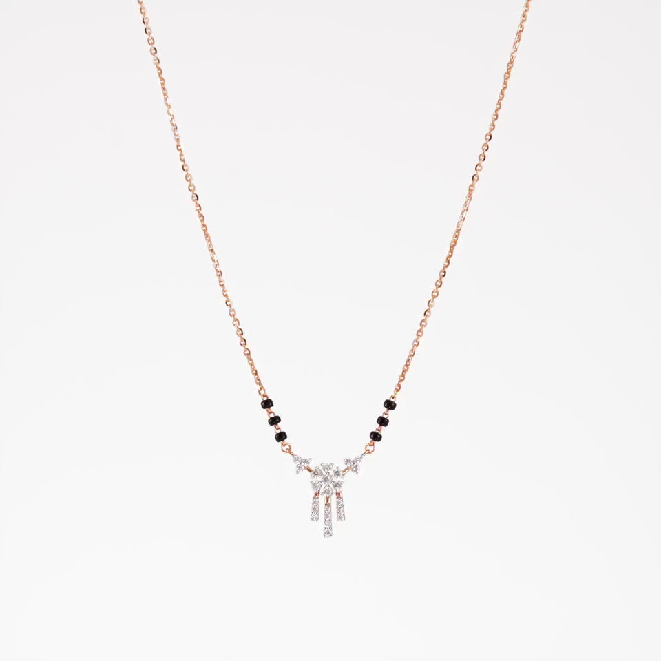 Linear Grace Diamond Mangalsutra