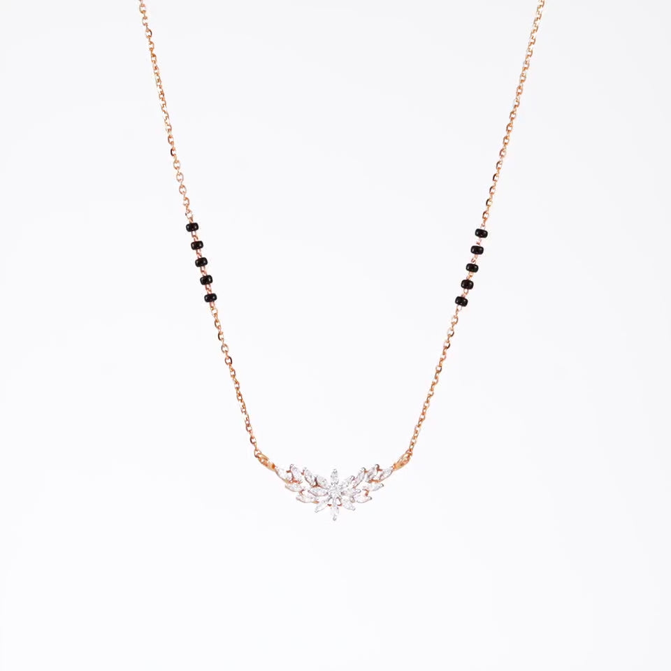 Petal Drift Diamond Mangalsutra