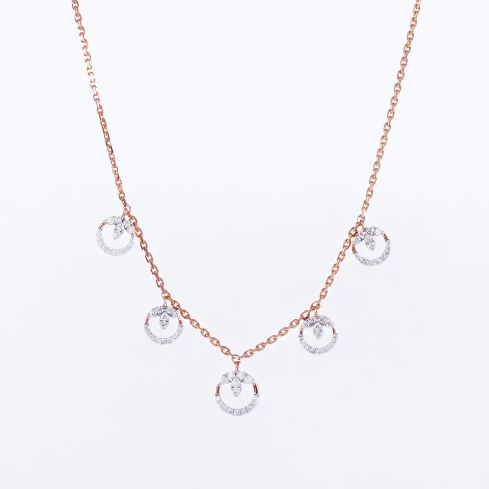 Five-Fold Radiance Diamond Necklace Set