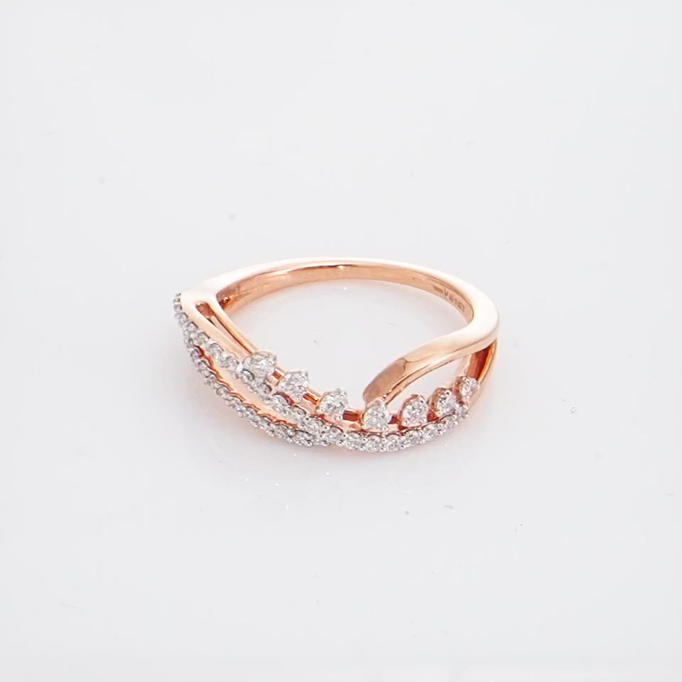 Morning Dew Diamond Finger Ring