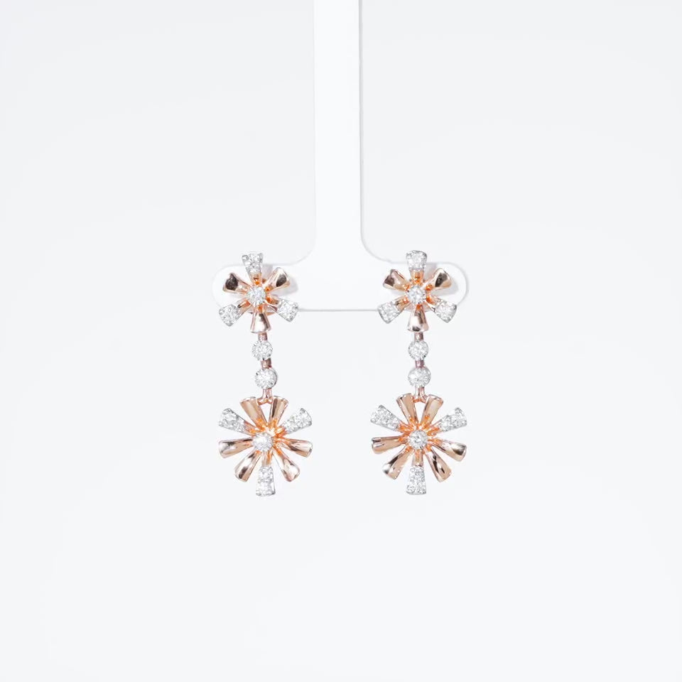 Solar Radiance Diamond Necklace Set