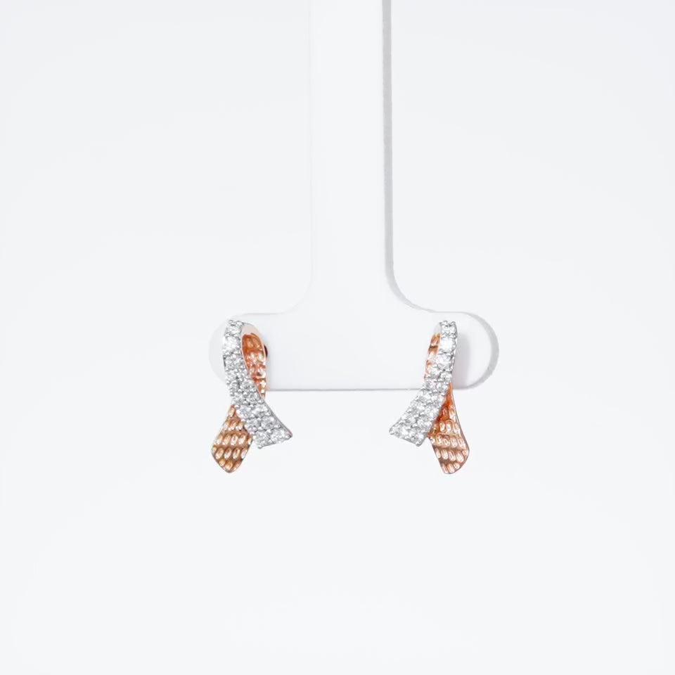 Starlight Twist Diamond Pendant Set